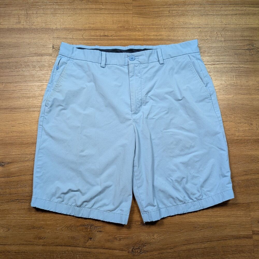 Vineyard Vines On The Go OTG Shorts Men's 36 Blue Performance Chino Golf Stretch